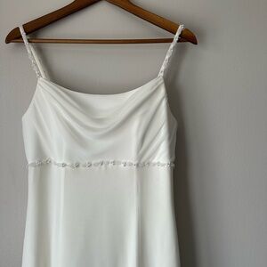 Venus VTG Y2K Wedding Dress with Beaded Waist